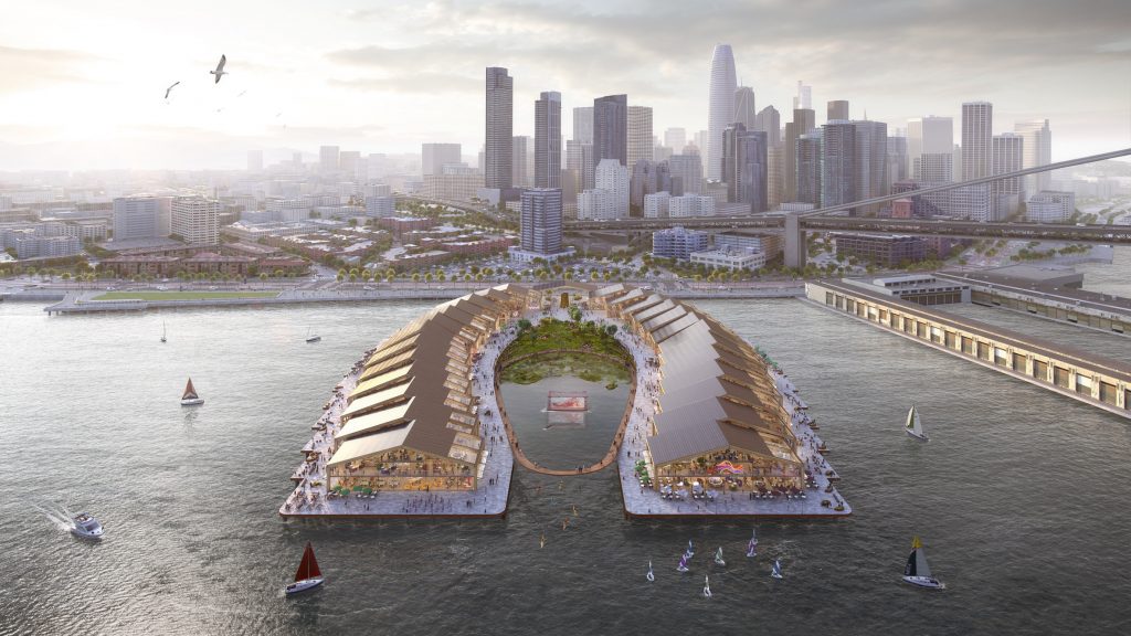 Heatherwick Studio designs flood-resilient park The Cove for San Francisco -- from dezeen.com by Eleanor Gibson