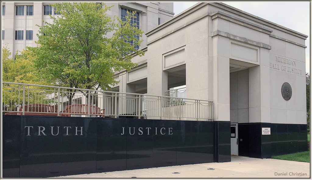 Michigan's Hall of Justice -- Truth and Justice