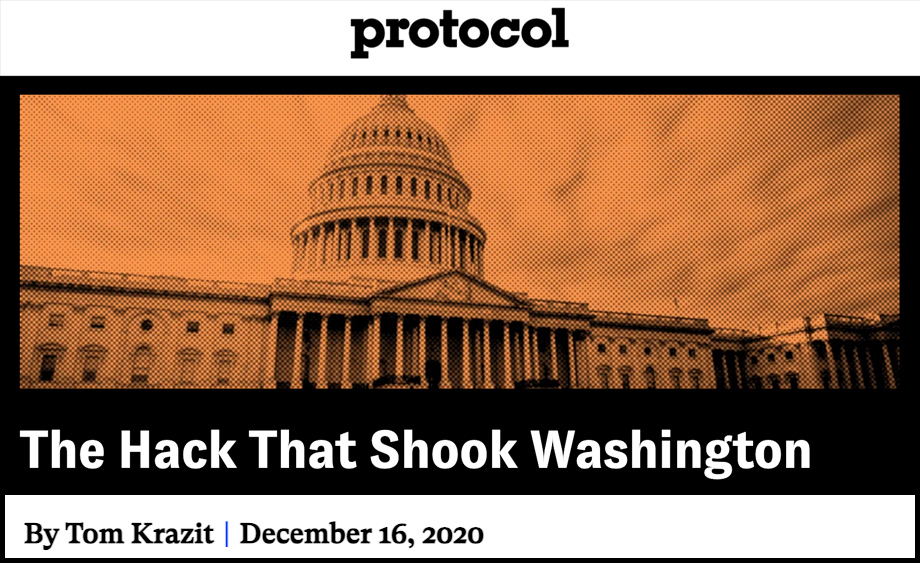 The Hack That Shook Washington -- by Tom Krazit