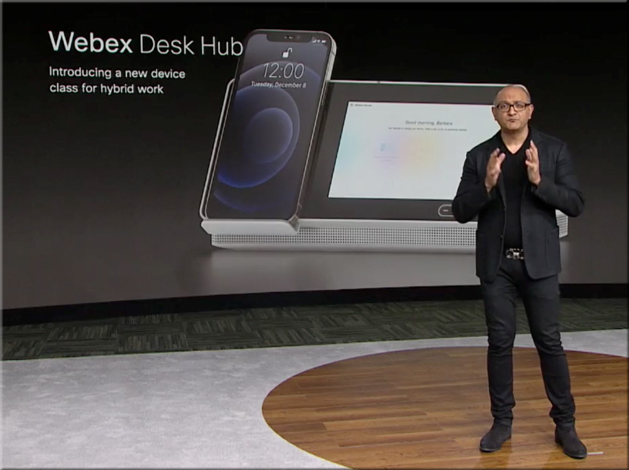 A new category of devices from Cisco -- the Webex Desk Hub