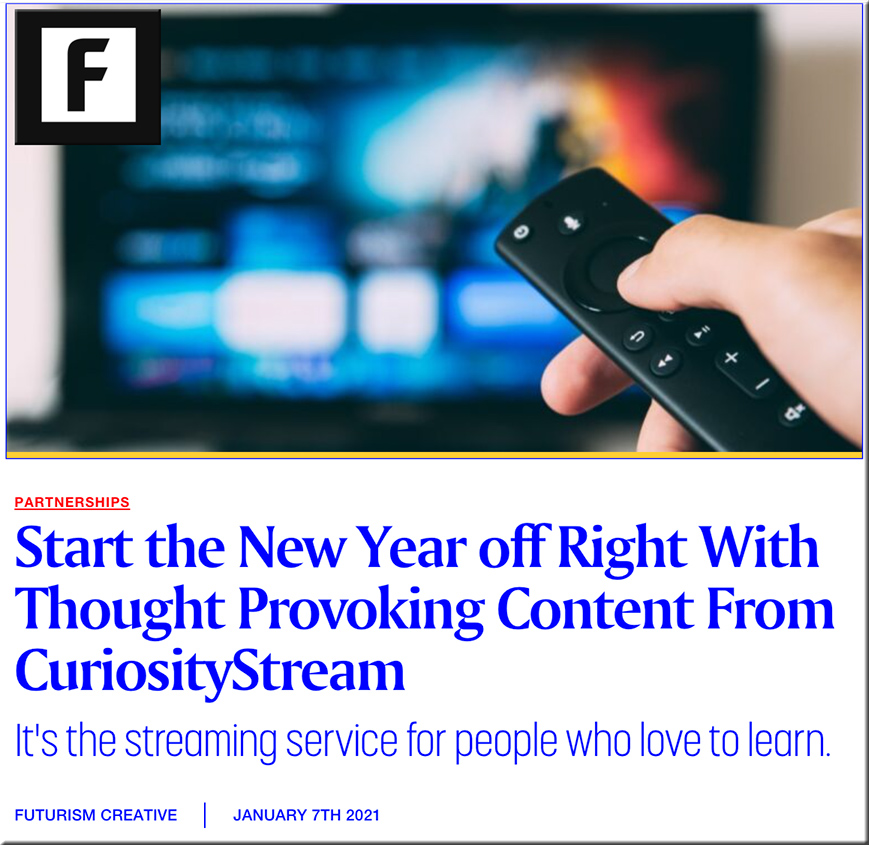 CuriosityStream: The streaming service for people who love to learn.