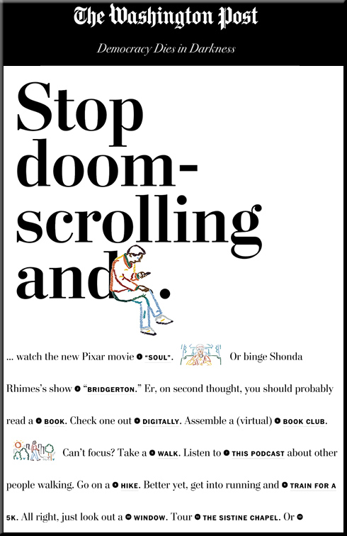 Stop doom-scrolling and try these things instead! -- from The Washington Post