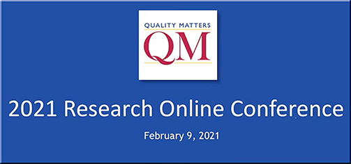 Join your colleagues to explore the latest online learning research at the QM Research Online Conference