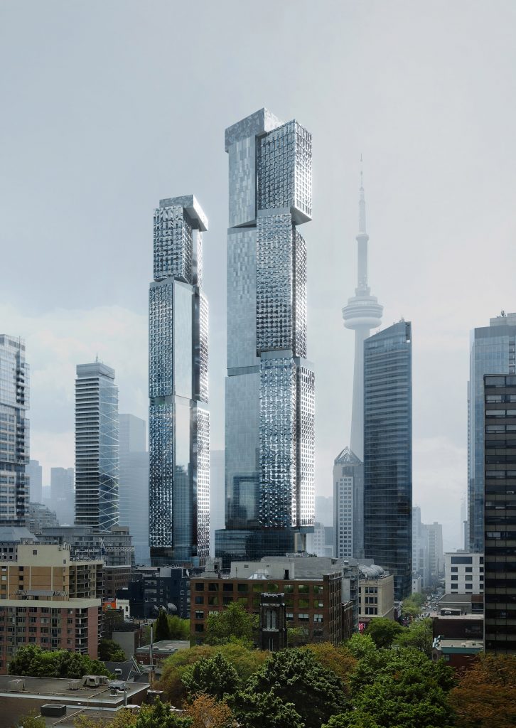 Frank Gehry reveals latest design for supertall skyscraper in Toronto -- from dezeen.com by India Block