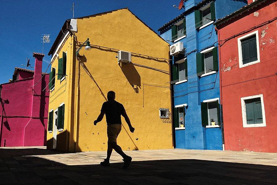 Color-Drenched Island of Burano, Italy