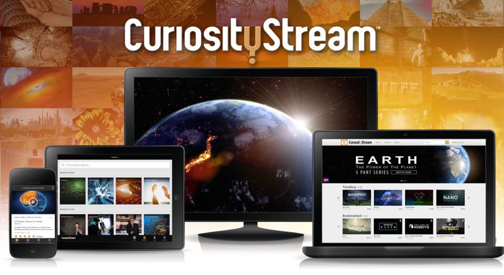 Curiosity Stream, a streaming service that’s committed to educational, informative content that enlightens as it entertains.