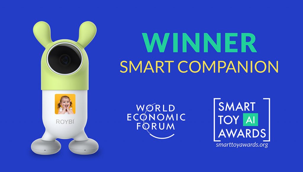 ROYBI won one of the Smart Toy Awards as presented by the World Economic Forum