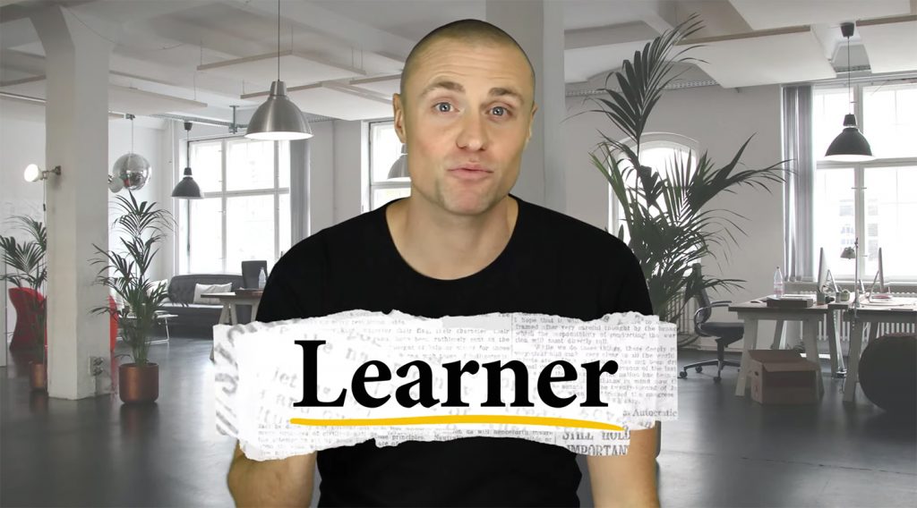 Put the label of learner at the top! We can all grow and learn, even though we aren't all equally gifted in all disciplines.