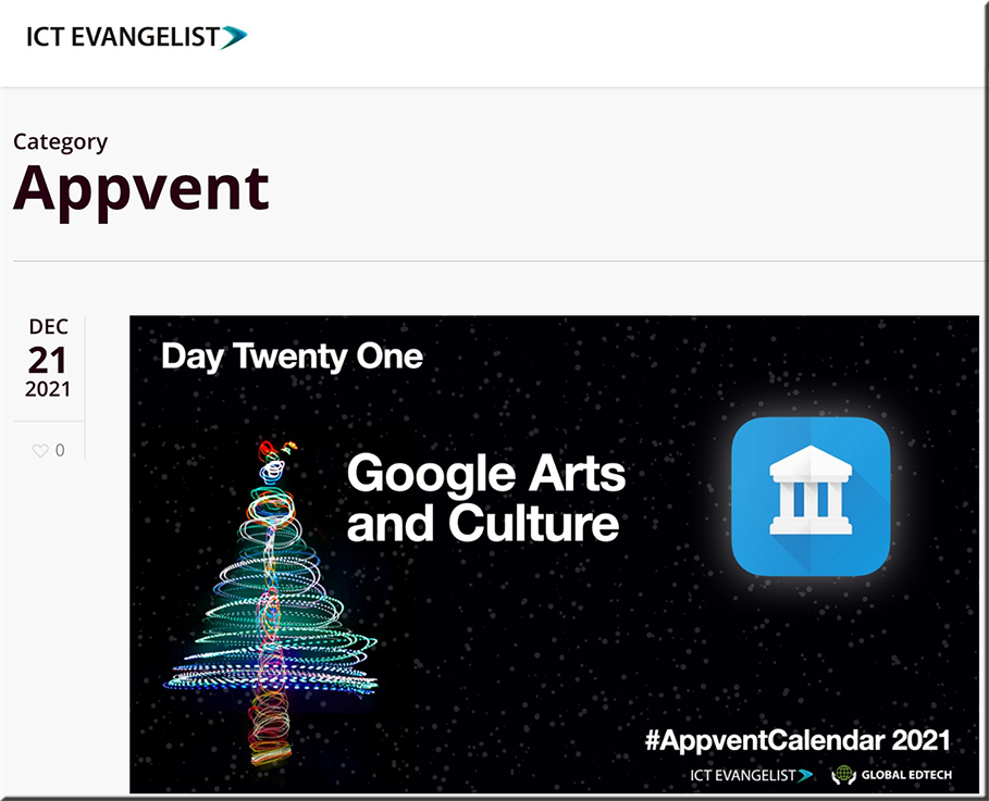 See the Appvent calendar from ICT Evangelist