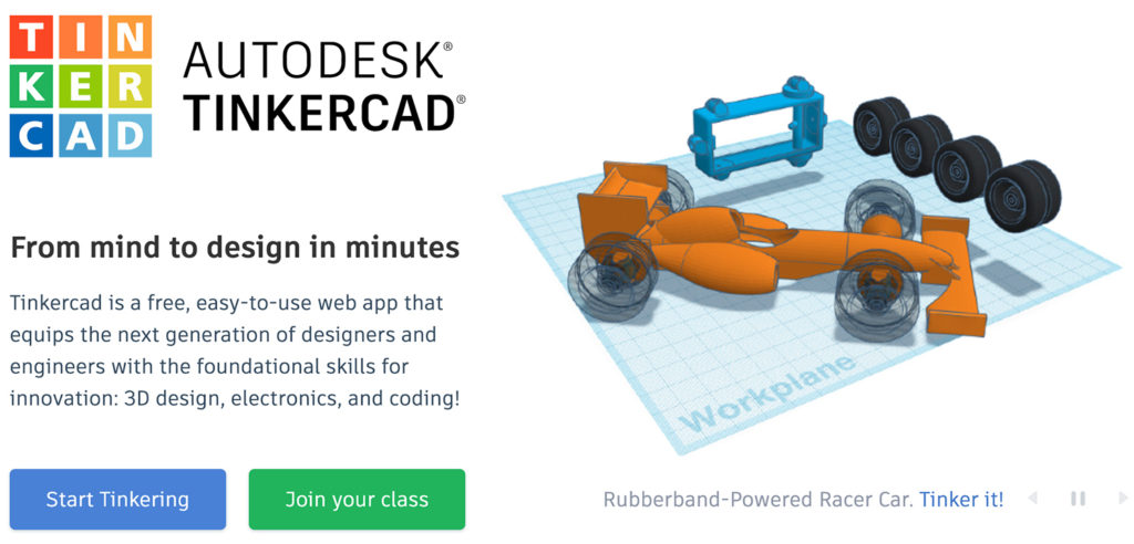 Tinkercad is a free, easy-to-use web app that equips the next generation of designers and engineers with the foundational skills for innovation: 3D design, electronics, and coding!