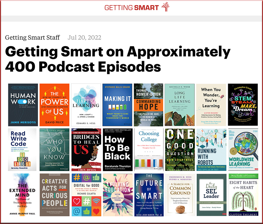 Getting Smart on Approximately 400 Podcast Episodes