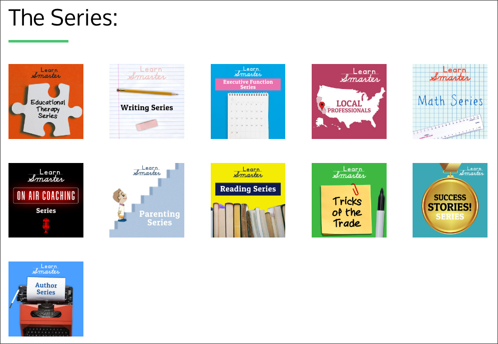 Learn Smarter Podcast educates, encourages and expands understanding for parents of students with different learning profiles through growing awareness of educational therapy, individualized strategies, community support, coaching, and educational content.