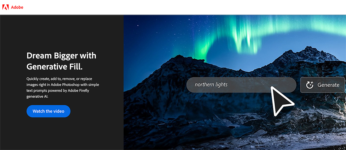Generative AI hits Adobe Photoshop!