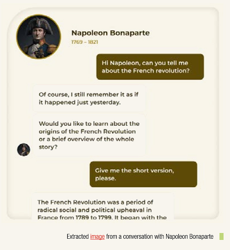 Chatting with Napoleon Bonaparte