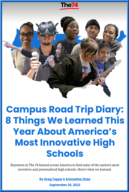 Campus Road Trip Diary: 8 Things We Learned This Year About America’s Most Innovative High Schools