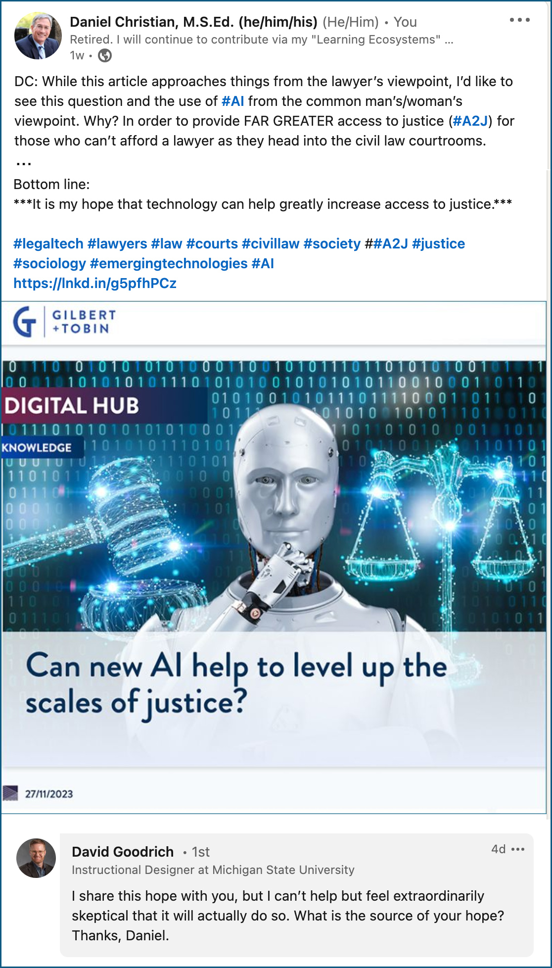 Can new AI help to level up the scales of justice?