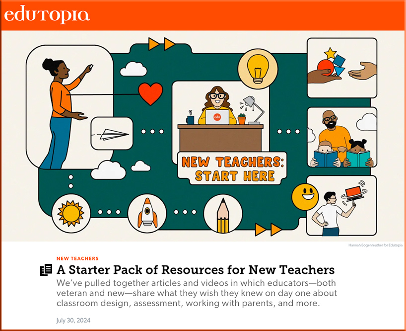 A Starter Pack of Resources for New Teachers