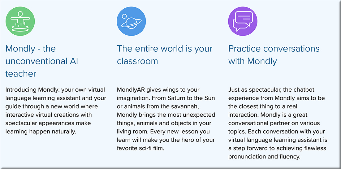 “The 10+ best real-world examples of AR” [Marr] + Mondly (your own ...